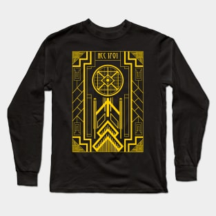 Art Deco Enterprise Long Sleeve T-Shirt